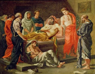Der Tod des Marcus Aurelius (Skizze), ca. 1843